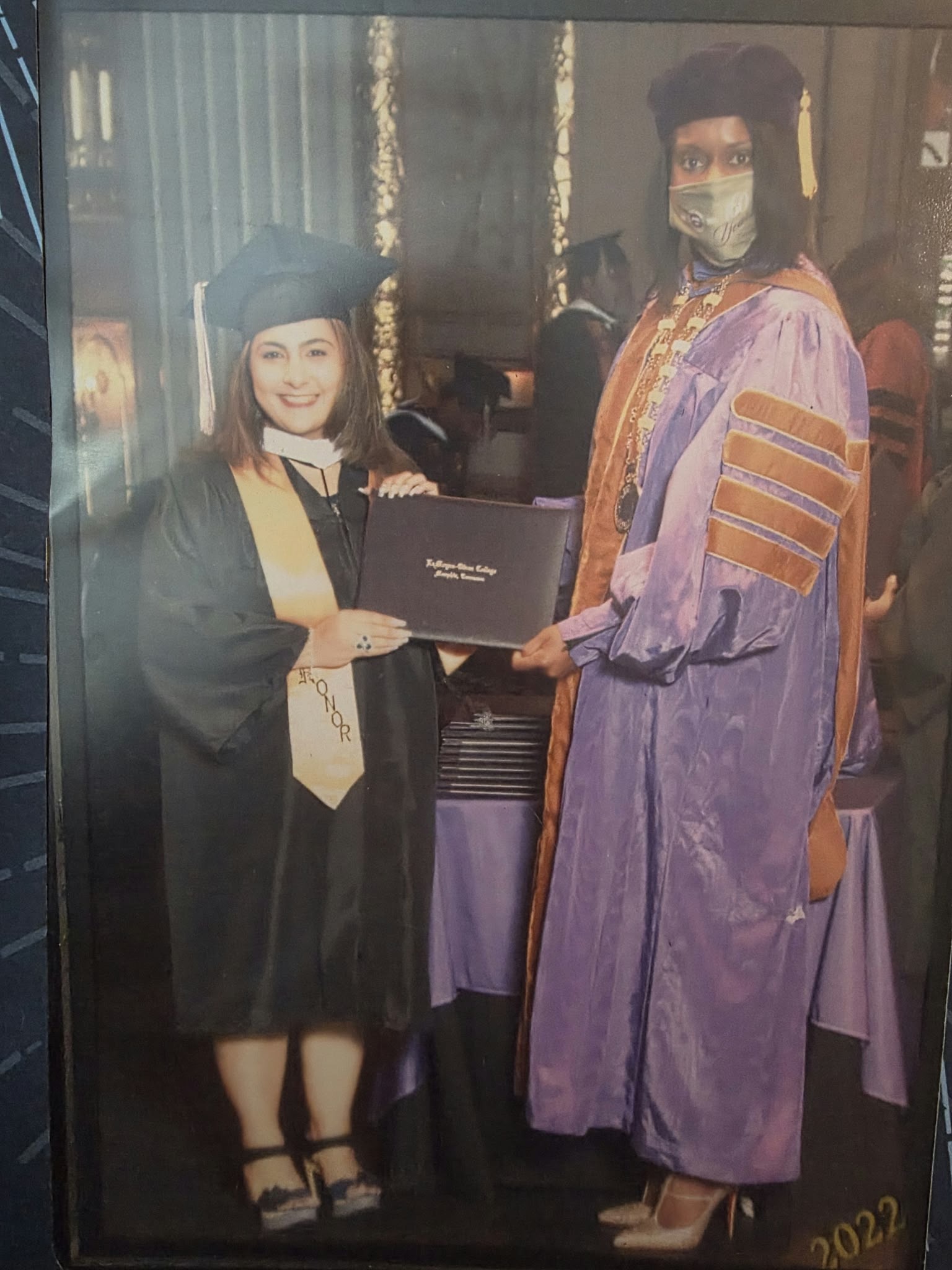 Farheen Dhanani at her computer science graduation
